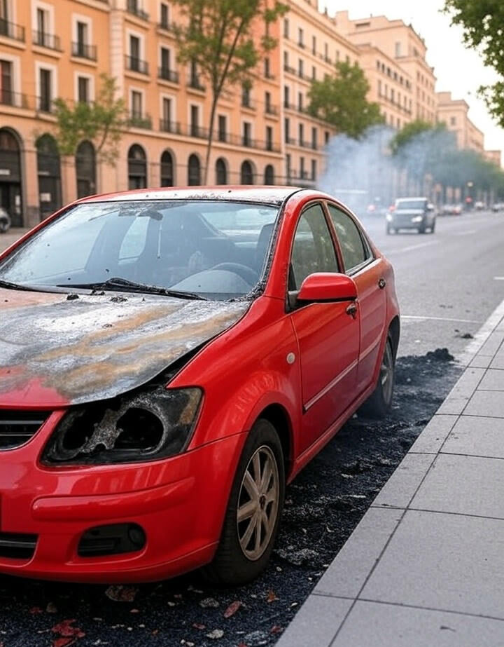 Me han quemado el coche: ¿Cuánto me paga el seguro?