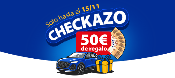 ¡Llega EL CHECKAZO! CHECK24 Regala 50€ al contratar tu seguro