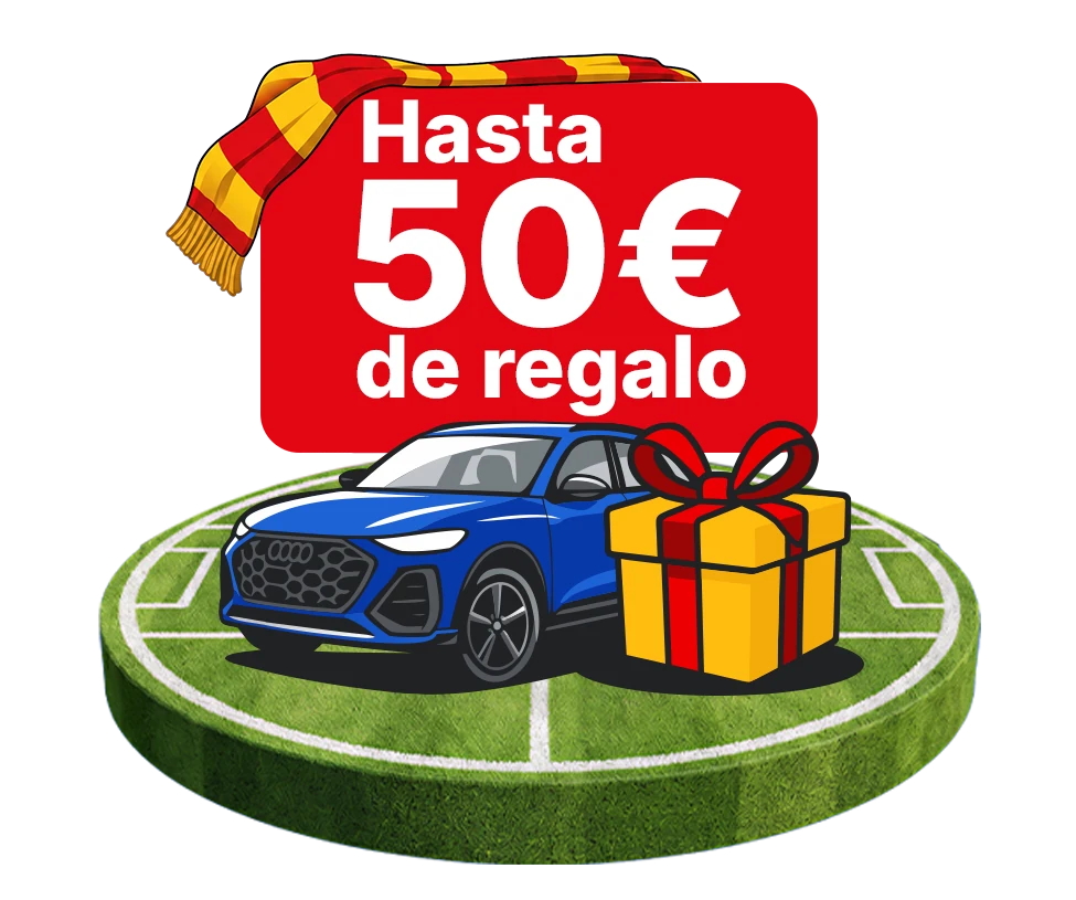 hasta 50€ de regalo por tu seguro de coche